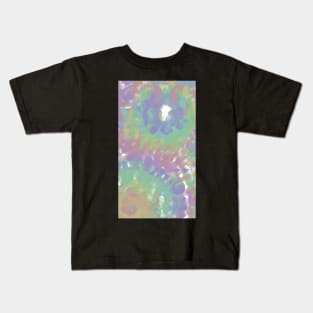 Dark Pastel Tie Dye Kids T-Shirt